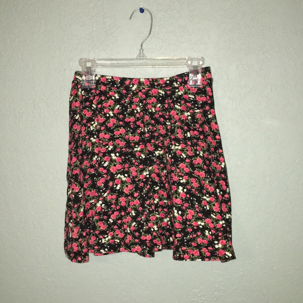 Floral skater skirt